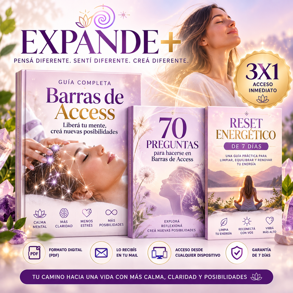 3x1 EXPANDE+  Pensá diferente. Sentí diferente. Creá diferente.